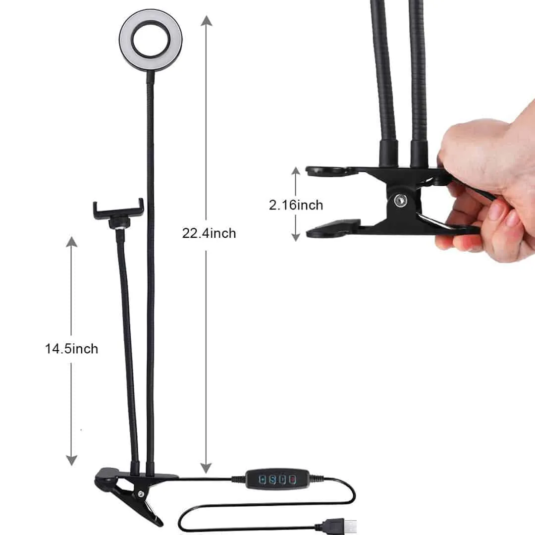 Selfiestick mit Leuchte – Bild 2