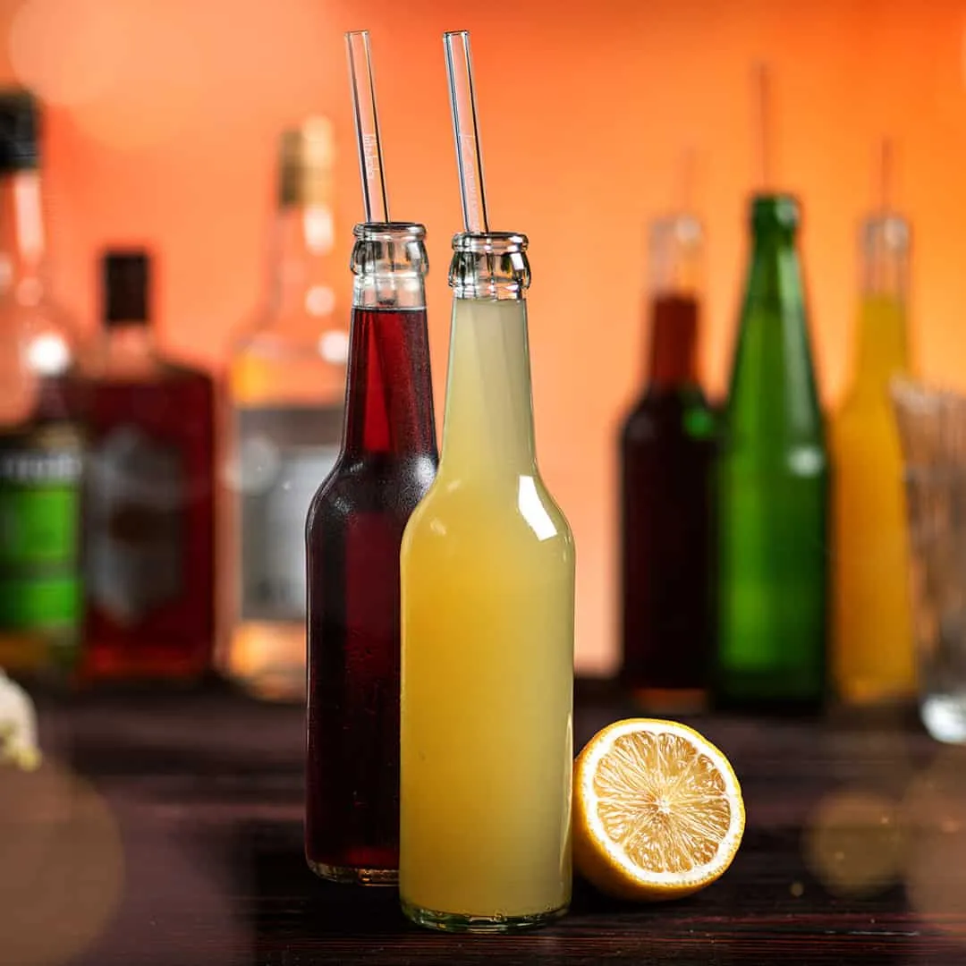 Stohhalm aus Glas – Bild 2