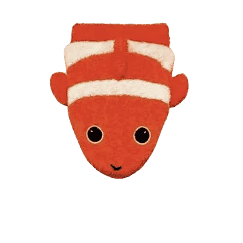 Bio Waschlappen – Clownfisch