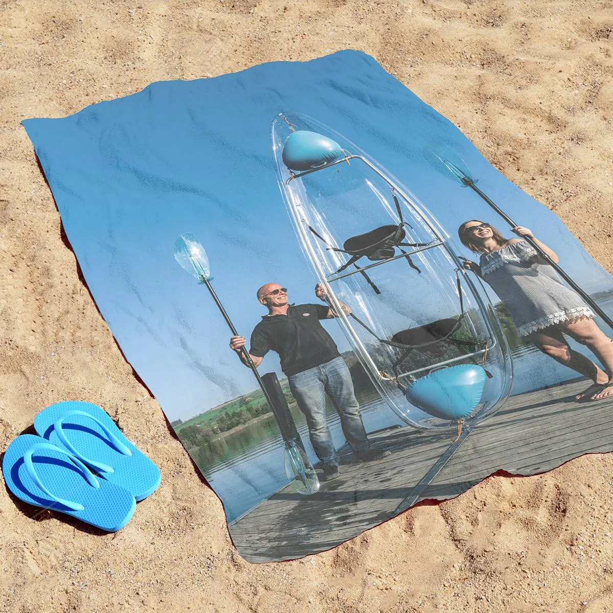 Mikrofasertuch bedruckt – Handtuch bedruckt schnelltrocknend – Bild 3