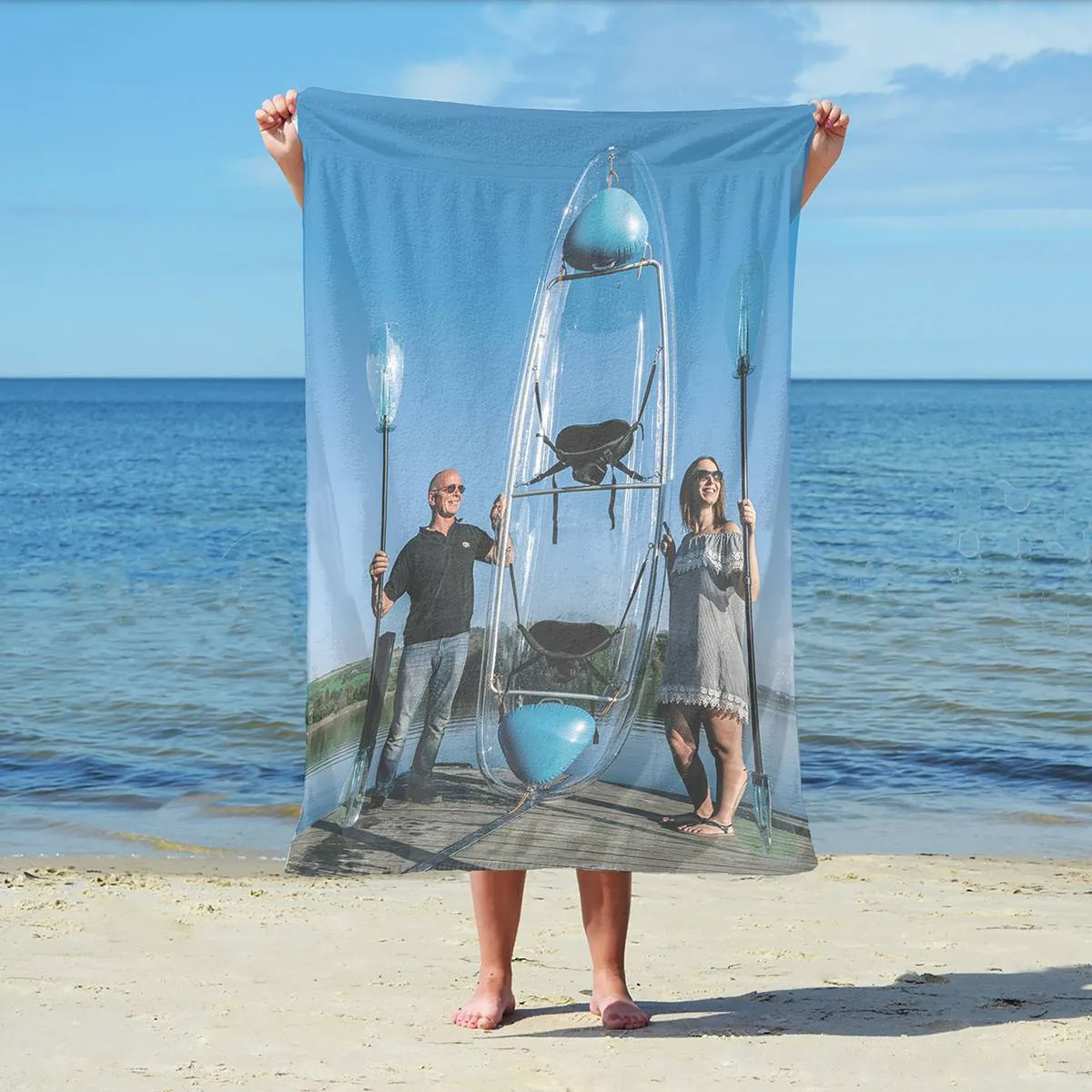 Mikrofasertuch bedruckt – Handtuch bedruckt schnelltrocknend – Bild 2