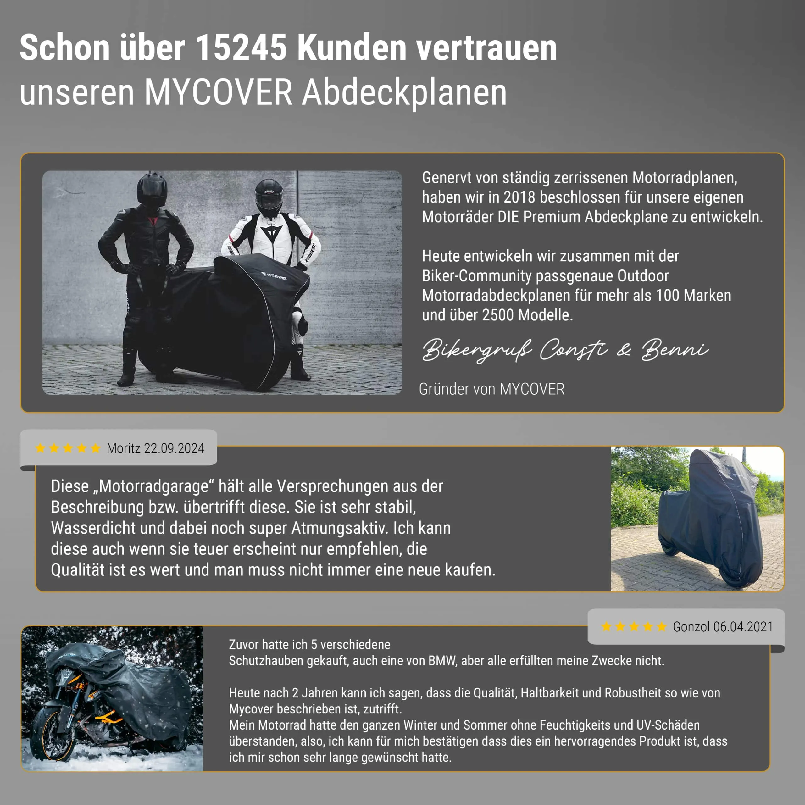 MYCOVER® Premium Outdoor Chopper Abdeckplane – Bild 9