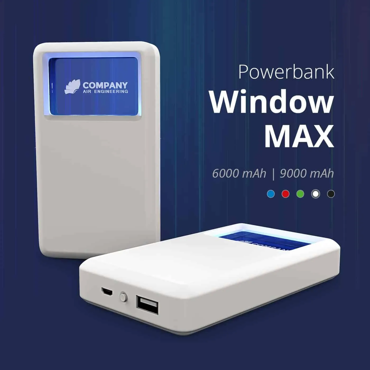 Powerbank mit Logo gravieren oder bedrucken