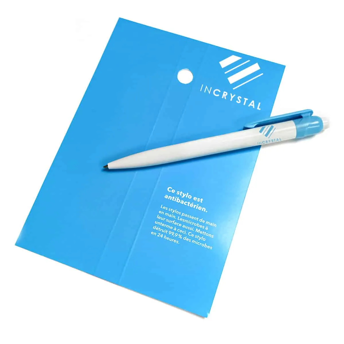 Antibakterieller Kugelschreiber mit Ihrem Aufdruck