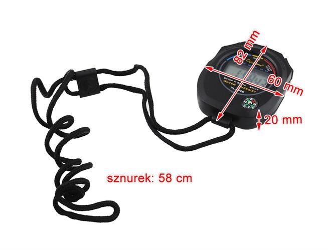 Multifunktion Taschenuhr Stopp Kompass Kalender Alarm Chronograf Digital Stoppuhr – Bild 7