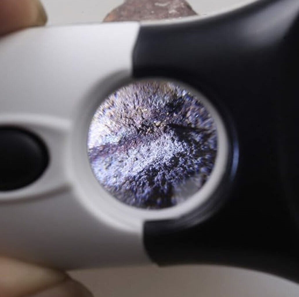 Vergrößerung Lupe LED-Beleuchtung 2 Linsen Handluppe Leseluppe – Bild 5